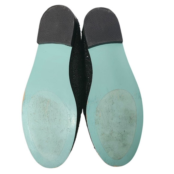 Women's Betsey Johnson Aron Black Rhinestone Loafers Size 11 - Picture 5 of 6